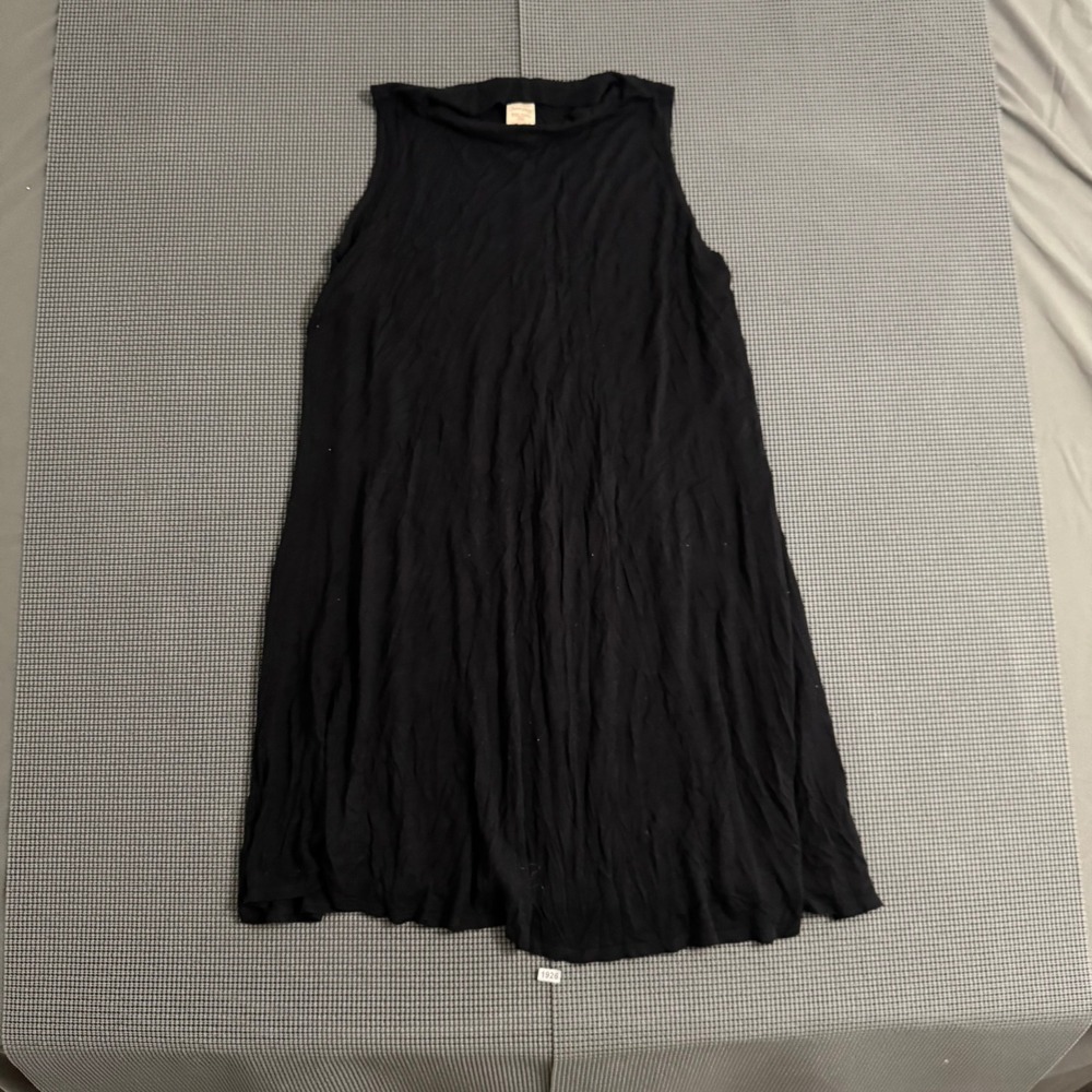 Faded Glory Womens XXL Black Sleeveless Mock Neck Swing Dress Plus Size 20